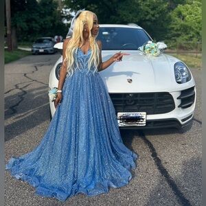 Sparkling Blue Gown